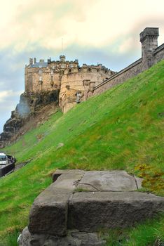 Castle gained amazing colors after the rain. 