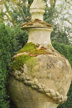 One of amphoras standing still in Chiswick park.