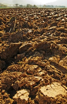 acre with big clods