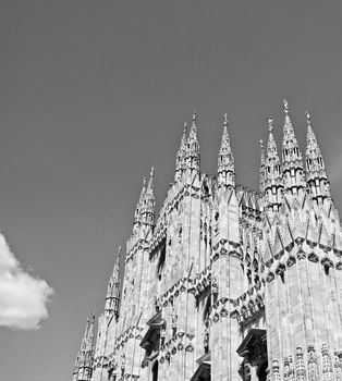 Duomo di Milano gothic cathedral church, Milan, Italy