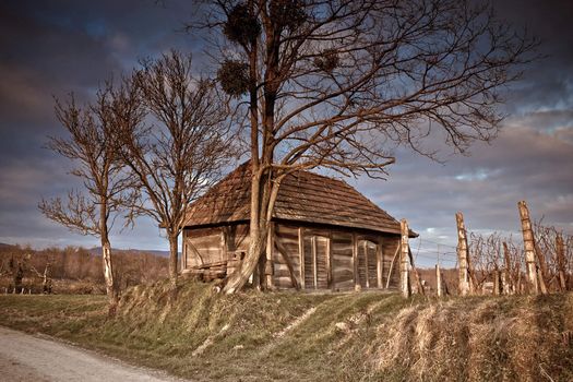 Authentic croatian wooden cottage - wine cellar in Kalnik mountain region