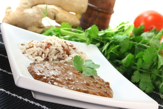 Indian Dal with Urd bean, red kidney beans, turmeric and coriander