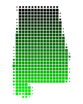 Map of Alabama