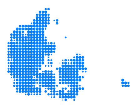 Map of Denmark