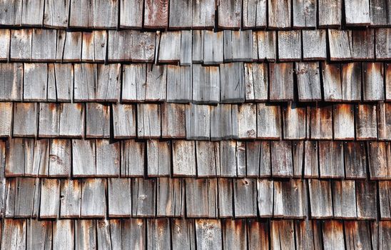 Wooden shingles