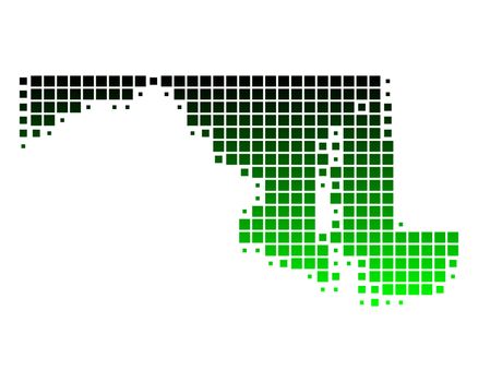 Map of Maryland