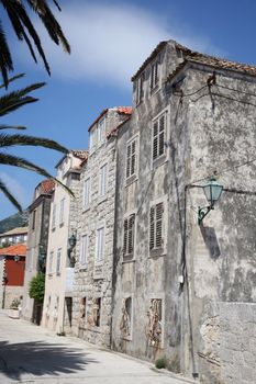 Old historic house in Orebic, Croatia