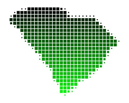 Map of South Carolina