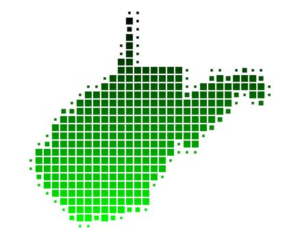 Map of West Virginia