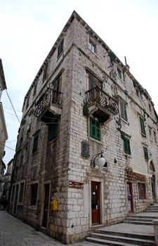 Ancient building in Sibenik, Croatia