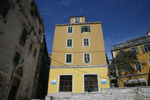 Ancient building in Sibenik, Croatia