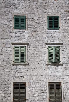 Ancient building in Sibenik, Croatia