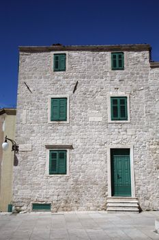 Ancient building in Sibenik, Croatia