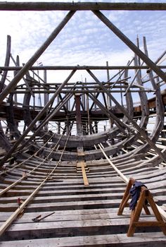 Reconstruction of the replica of De Zeven Provinci�