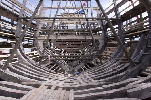 Reconstruction of the replica of De Zeven Provinci�
