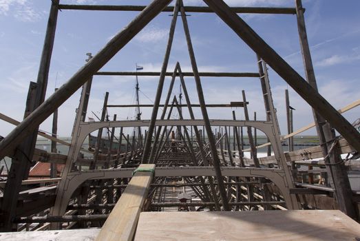 Reconstruction of the replica of De Zeven Provinci�