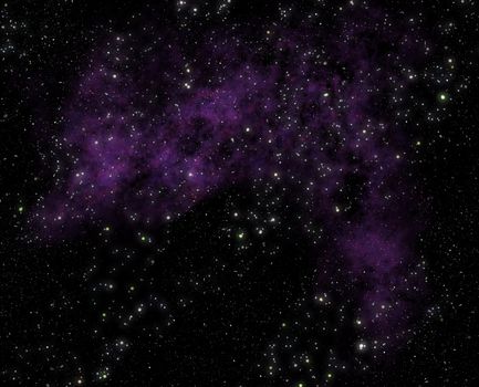 image of stars and nebula clouds in deep space