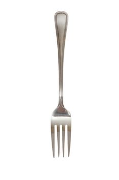 one fork photo on the white background