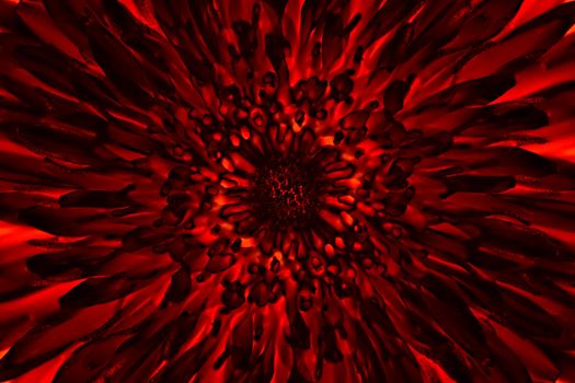 Detail of the abstract bloom - abstract flower