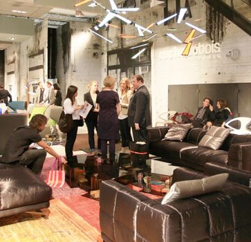 Looking at interior design and architecture solutions during Salone del Mobile 2011, international furnishing accessories tradeshow.