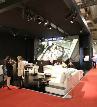 Looking at interior design and architecture solutions during Salone del Mobile 2011, international furnishing accessories tradeshow.