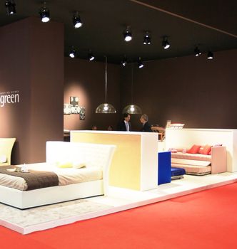 Looking at interior design and architecture solutions during Salone del Mobile 2011, international furnishing accessories tradeshow.