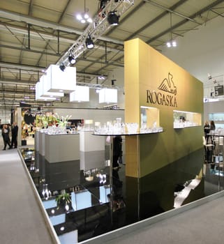 Visiting interior design and accessories stands during Macef, International Home Show Exhibition.