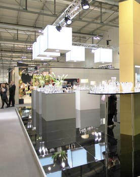 Visiting interior design and accessories stands during Macef, International Home Show Exhibition.