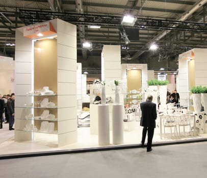 Visiting interior design and accessories stands during Macef, International Home Show Exhibition.