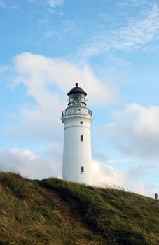 The lighthouse in Hirtshals Denmark