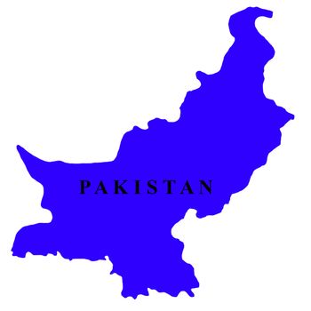 Pakistan map textures and backgrounds. illustration.