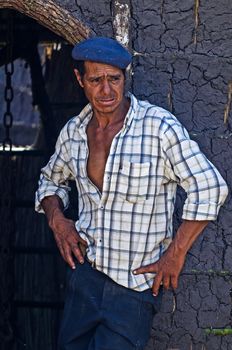 TACUAREMBO, URUGUAY - MAR 5 : Participant in the annual festival "Patria Gaucha" on March 5, 2011 in Tacuarembo, Uruguay. It is one of the biggest festival in South America to celebrate gaucho culture