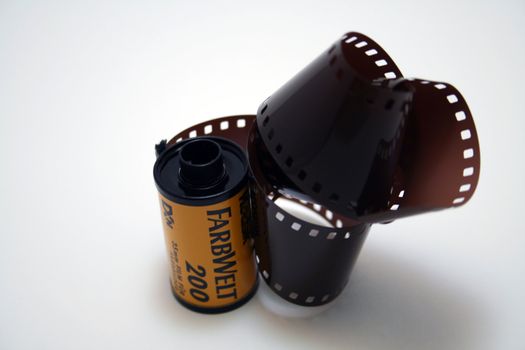 an old color film of the analog
clipart