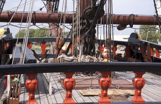 Deck  of the VOC ship The Batavia