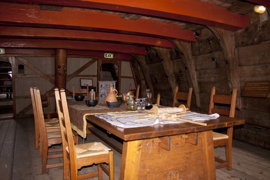 Captains hut of the VOC ship The Batavia