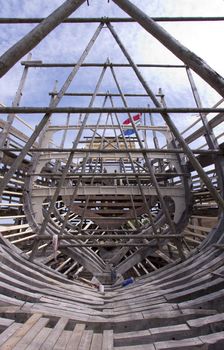 Reconstruction of the replica of De Zeven Provinci�