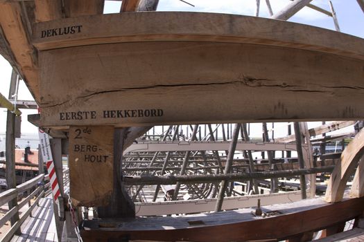 Reconstruction of the replica of De Zeven Provinci�