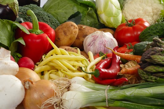 Fresh Vegetables, ingredients of food