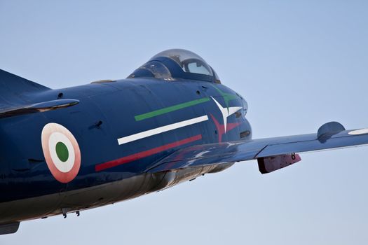 Acrobatic Airplane: Frecce Tricolori team, G91 R model