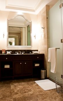 New York, interior of a luxury Hotel