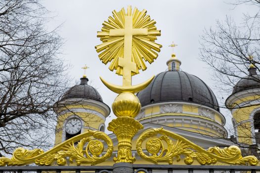 Russian religious sign, taken in Russia St.Petersburg.