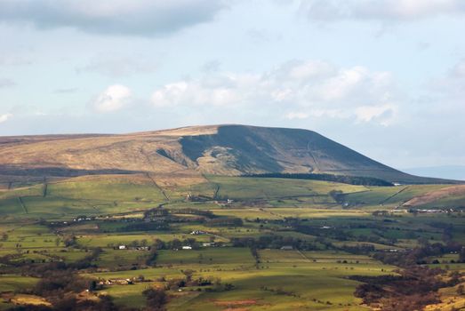 Pendle Hill, Lancashire, England, location of the notorious seventeenth century witch trials
