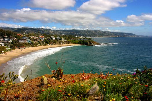 Laguna Beach Crescent Cove looking South towards Dana Point