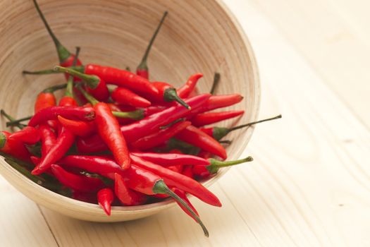 red chili peppers in a bowl