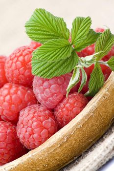 fresh raspberries