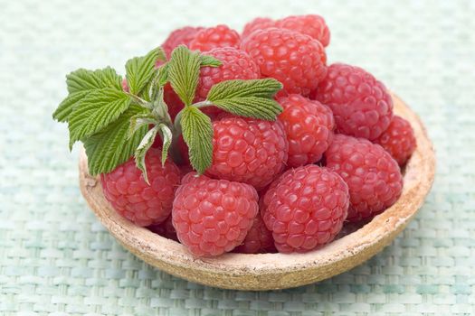 fresh raspberries