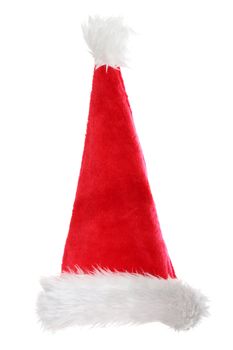 Santa clause hat , isolated on white