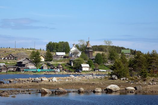 Pomeranian village Kovda. Summer Landscape