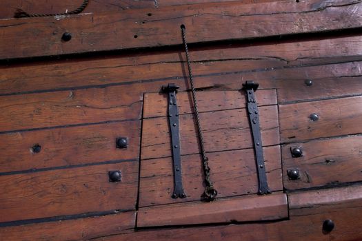 Cannons hole  of the VOC ship The Batavia