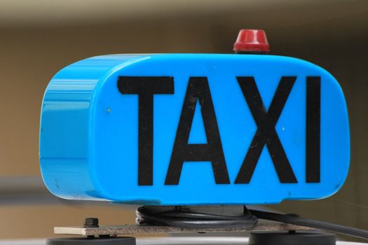 car taxi blue